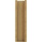 Ekena Millwork 6-in W x 14-in D x 22-in H Balboa Slat Rough Cedar Woodgrain TimberThane Outlooker, Primed Tan OUTUR060X14X22BOA24RCPR - alternate 2